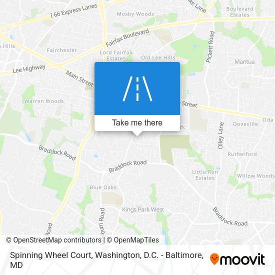 Spinning Wheel Court map