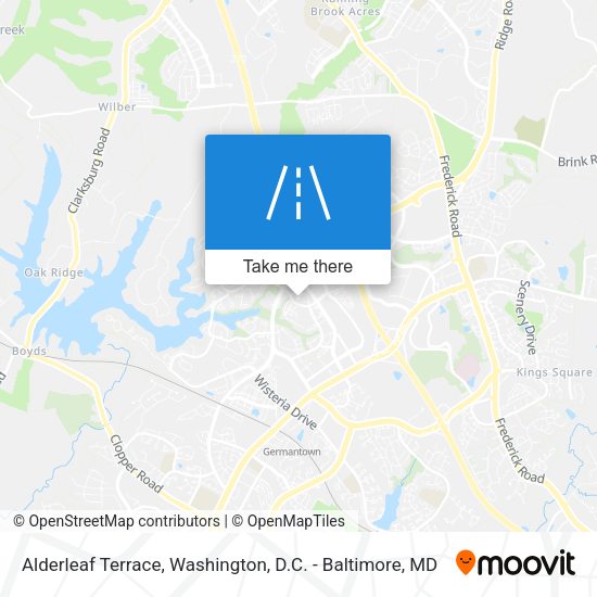 Alderleaf Terrace map