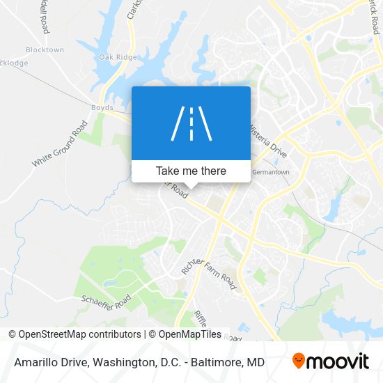 Amarillo Drive map