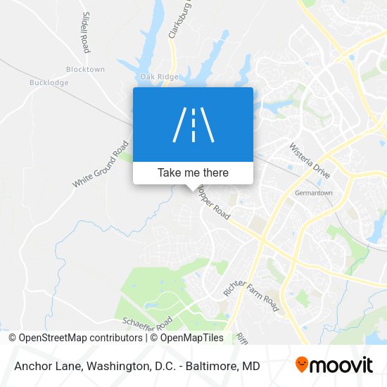 Anchor Lane map