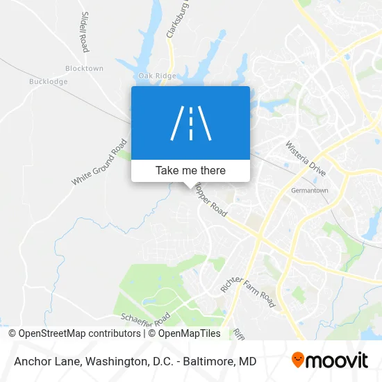 Anchor Lane map