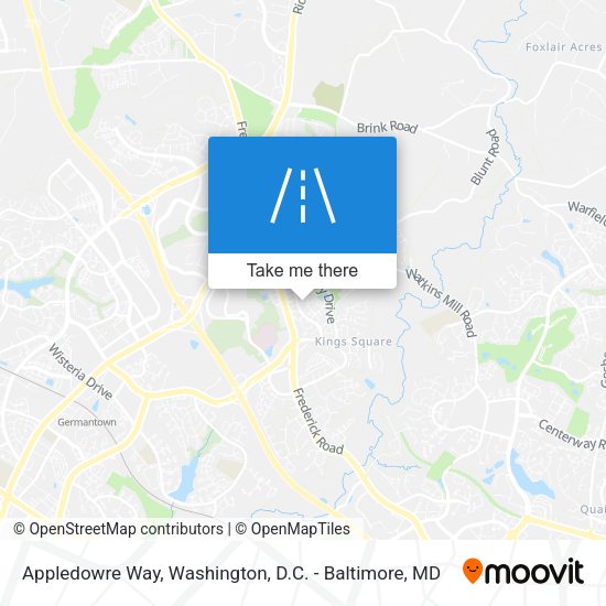 Mapa de Appledowre Way