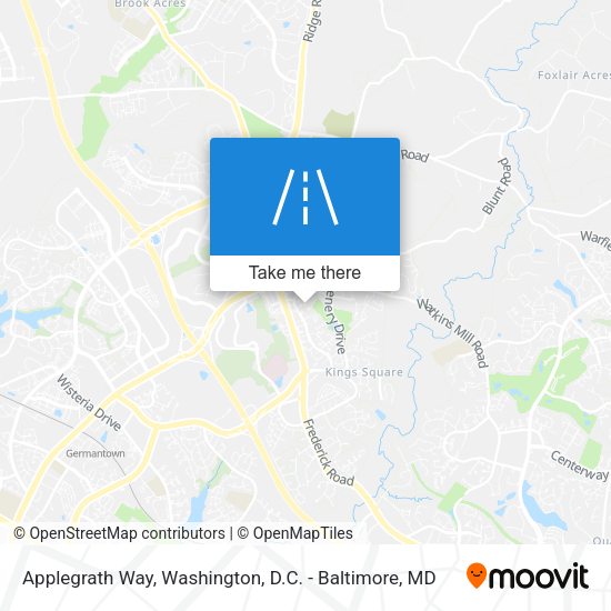 Mapa de Applegrath Way