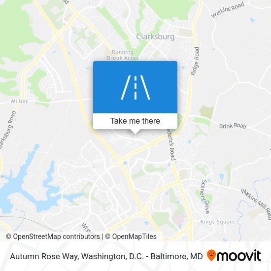 Autumn Rose Way map