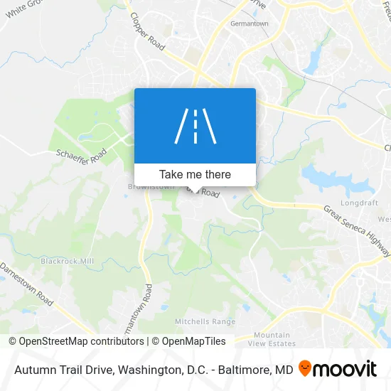 Autumn Trail Drive map