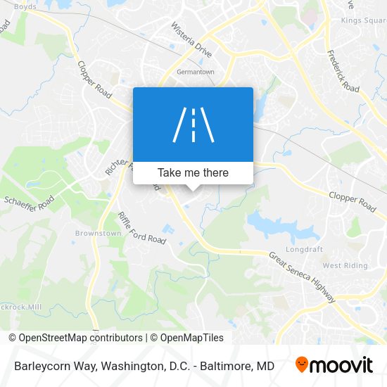 Mapa de Barleycorn Way
