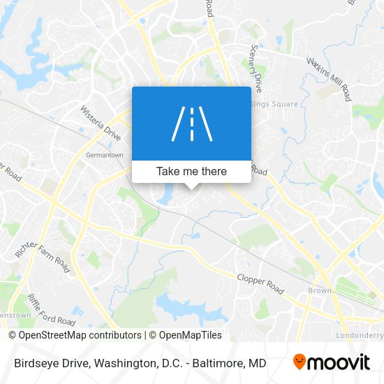 Birdseye Drive map