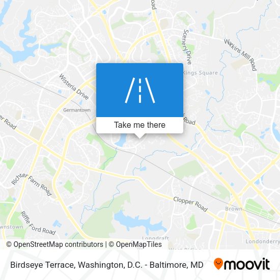 Mapa de Birdseye Terrace
