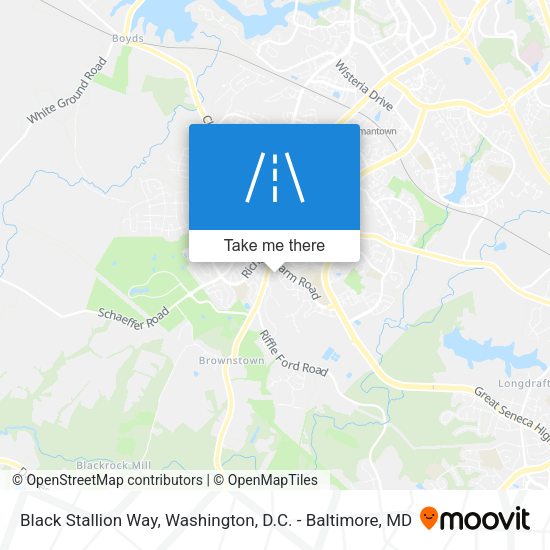 Black Stallion Way map