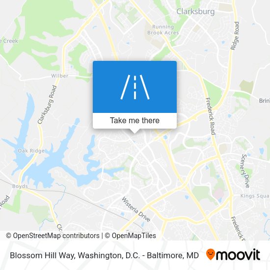 Blossom Hill Way map