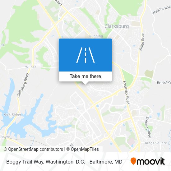 Mapa de Boggy Trail Way
