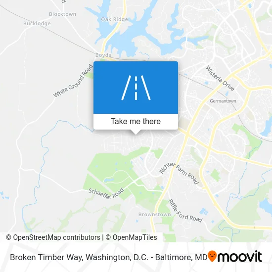 Broken Timber Way map