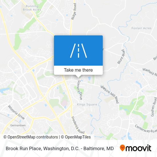 Brook Run Place map
