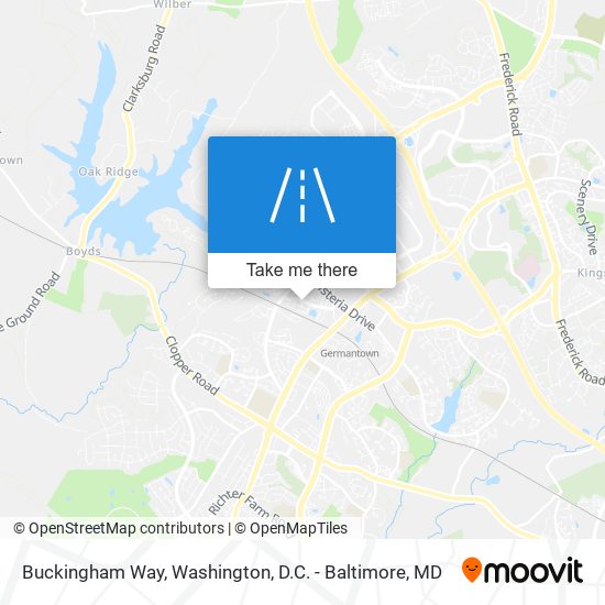 Buckingham Way map