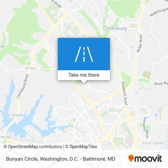 Bunyan Circle map