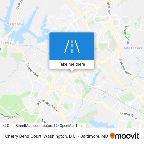 Cherry Bend Court map