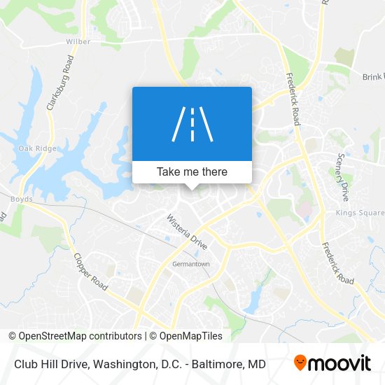 Club Hill Drive map
