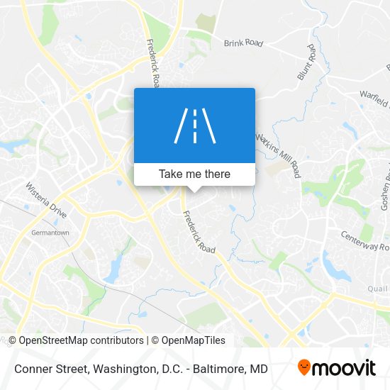 Conner Street map