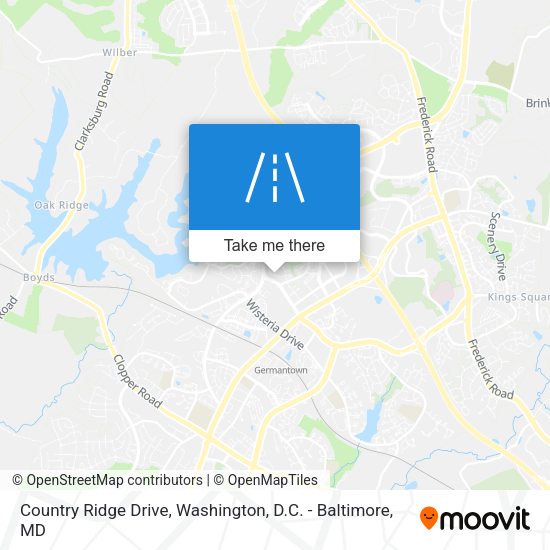 Country Ridge Drive map