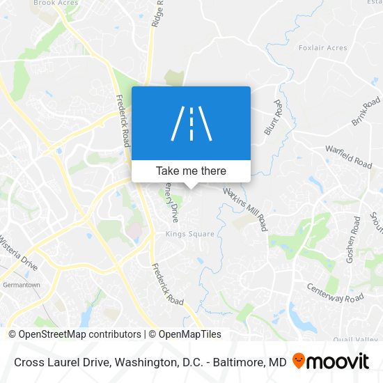 Mapa de Cross Laurel Drive