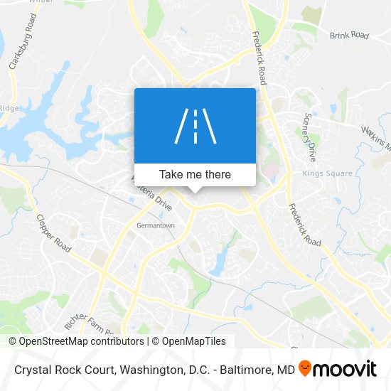 Mapa de Crystal Rock Court