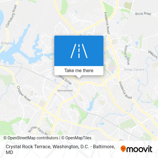 Mapa de Crystal Rock Terrace