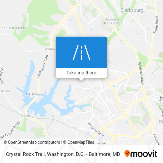 Mapa de Crystal Rock Trail