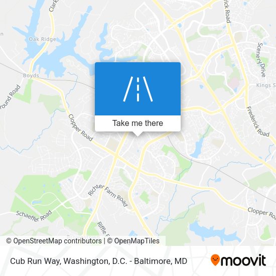 Cub Run Way map