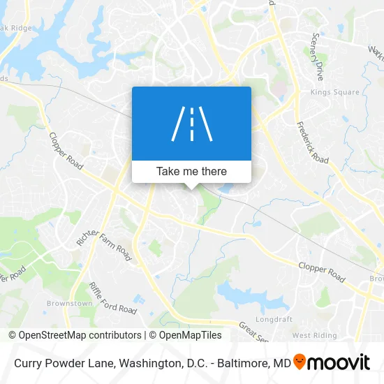 Curry Powder Lane map