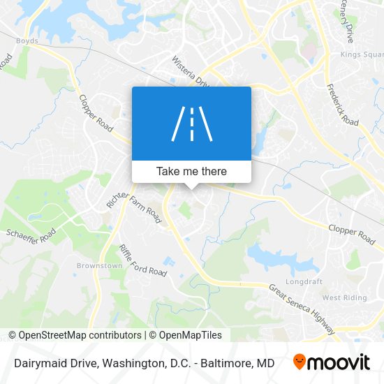 Dairymaid Drive map