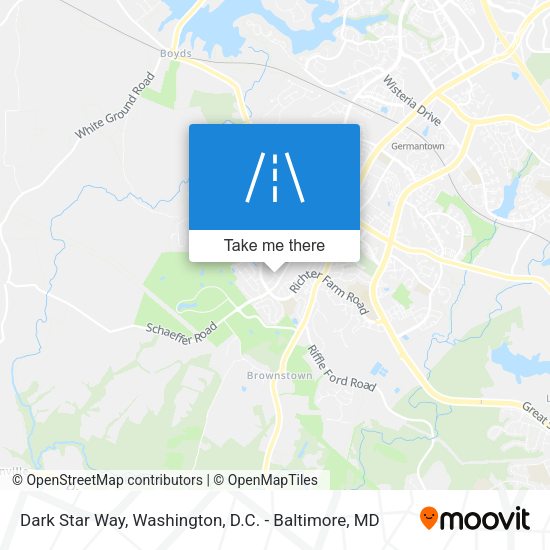 Dark Star Way map