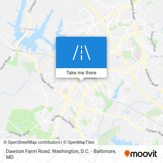 Dawson Farm Road map