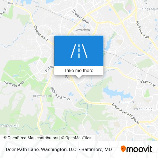 Deer Path Lane map