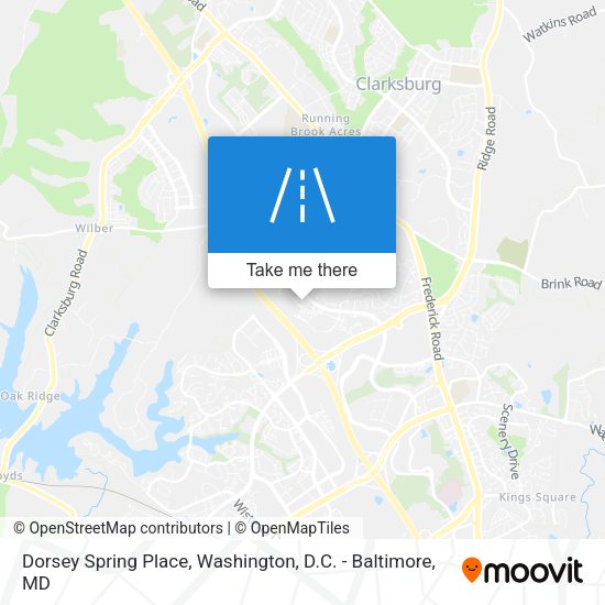 Dorsey Spring Place map