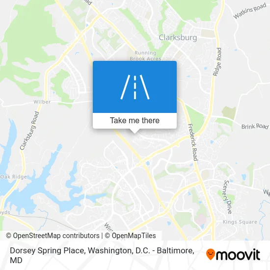 Dorsey Spring Place map