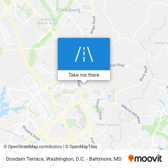 Doxdam Terrace map