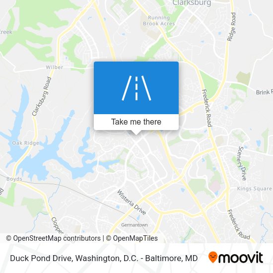 Duck Pond Drive map