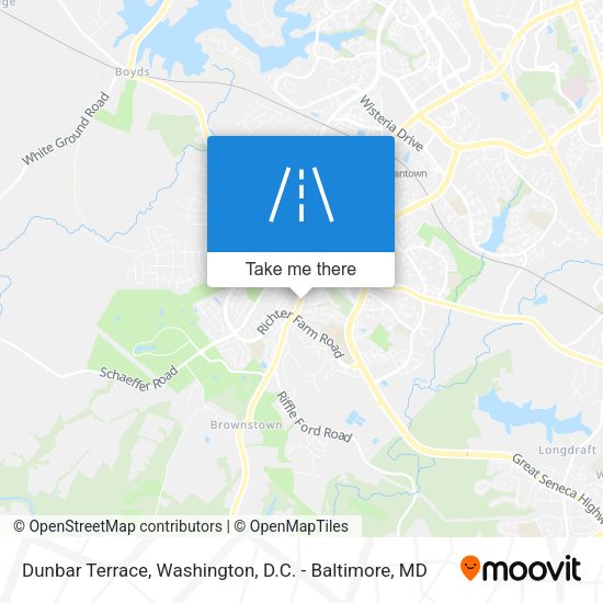Dunbar Terrace map