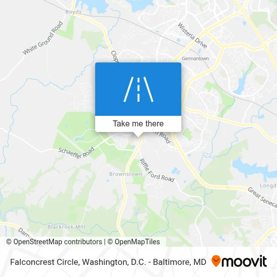 Falconcrest Circle map