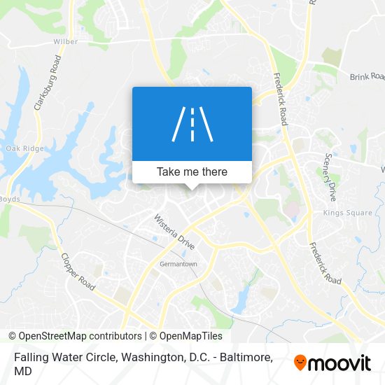 Falling Water Circle map