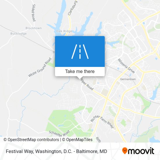 Mapa de Festival Way