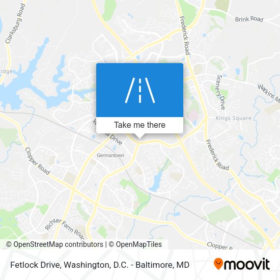 Fetlock Drive map