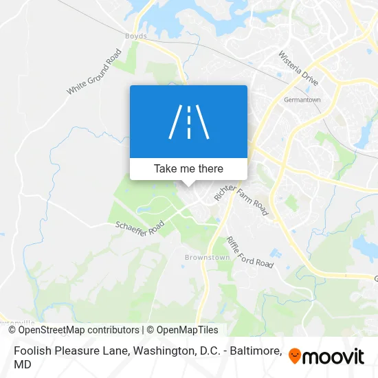 Foolish Pleasure Lane map