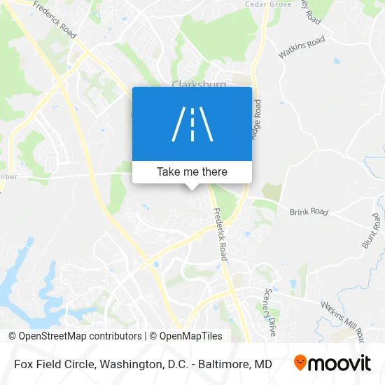 Fox Field Circle map