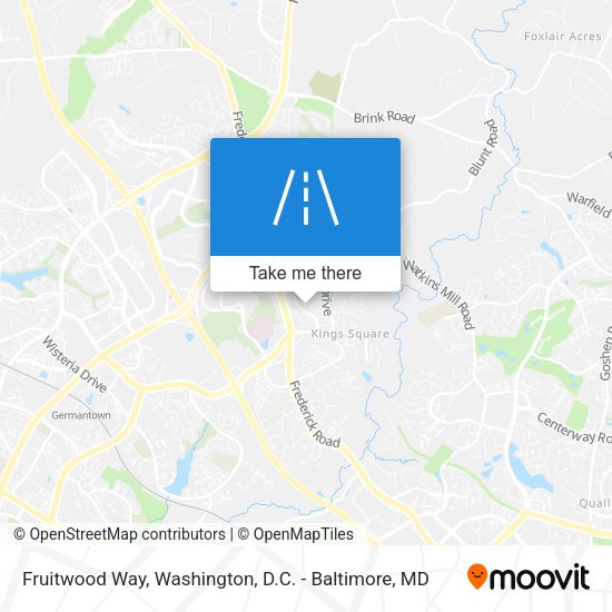 Mapa de Fruitwood Way