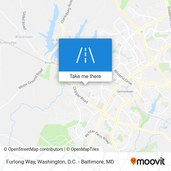 Furlong Way map