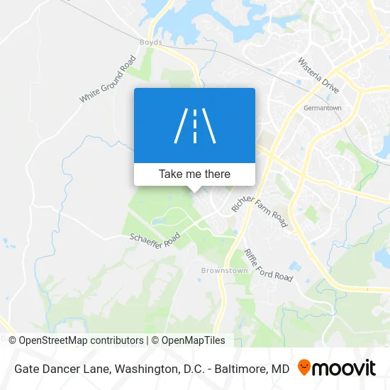 Gate Dancer Lane map