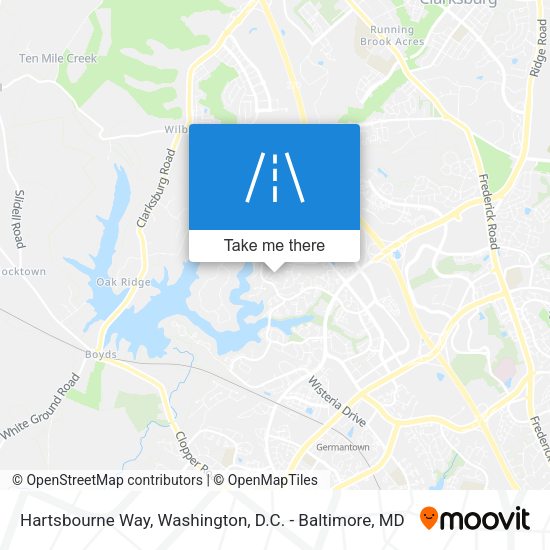 Mapa de Hartsbourne Way