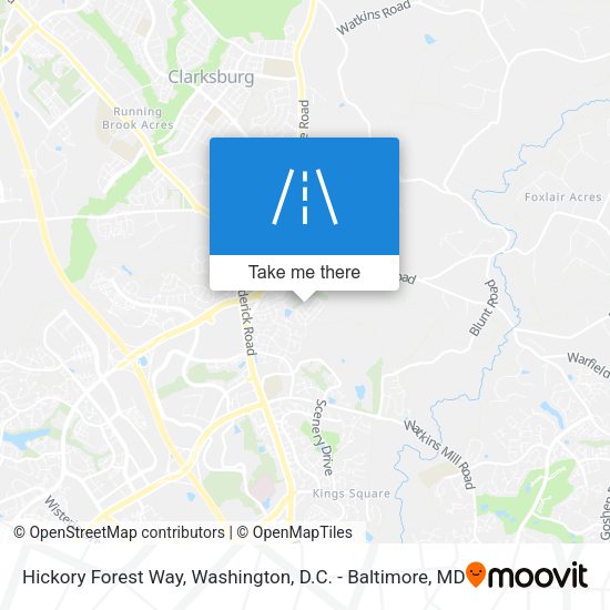 Mapa de Hickory Forest Way