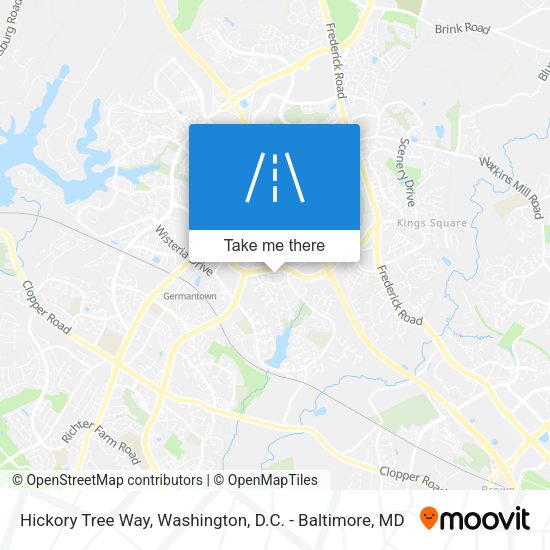 Mapa de Hickory Tree Way